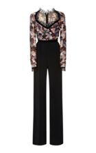 Elie Saab Floral Embellished Jumpsuit