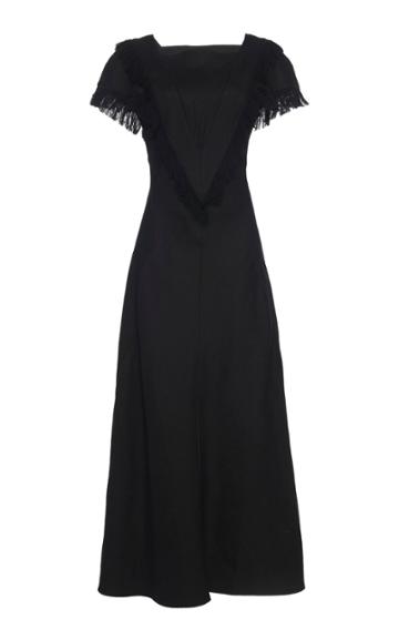 Cyclas Fringe Linen Dress