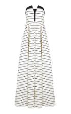 Safiyaa Yakira Strapless Stripe Dress