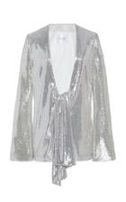 Galvan Ando Sequin-embellished Cady Jacket
