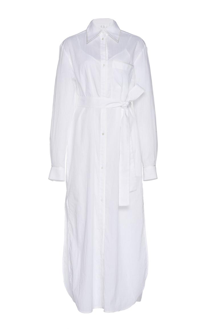 Victoria Victoria Beckham Long Cotton Shirt Dress