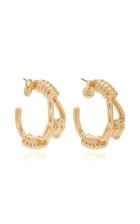 Etesian Orto Gold-plated Hoop Earrings