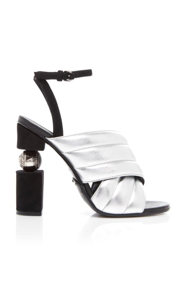 Balmain Jana Metallic Sandal