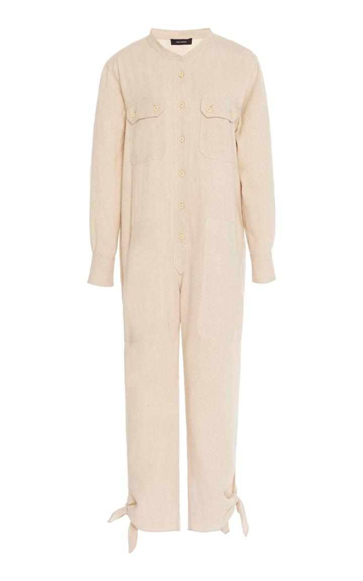 Moda Operandi Isabel Marant Tacaia Silk Jumpsuit Size: 32