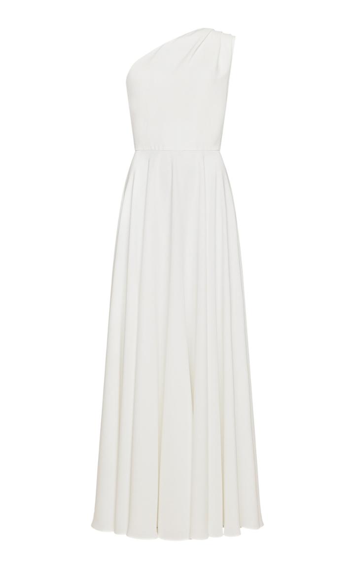 Moda Operandi Lilli Jahilo Melody One-shoulder Crepe Gown Size: 36