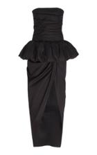 Moda Operandi Khaite Gwen Peplum Cotton Dress Size: 0