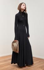 Moda Operandi Alanui Ethereal Eco Ribbed-knit Turtleneck Maxi Sweater Dress