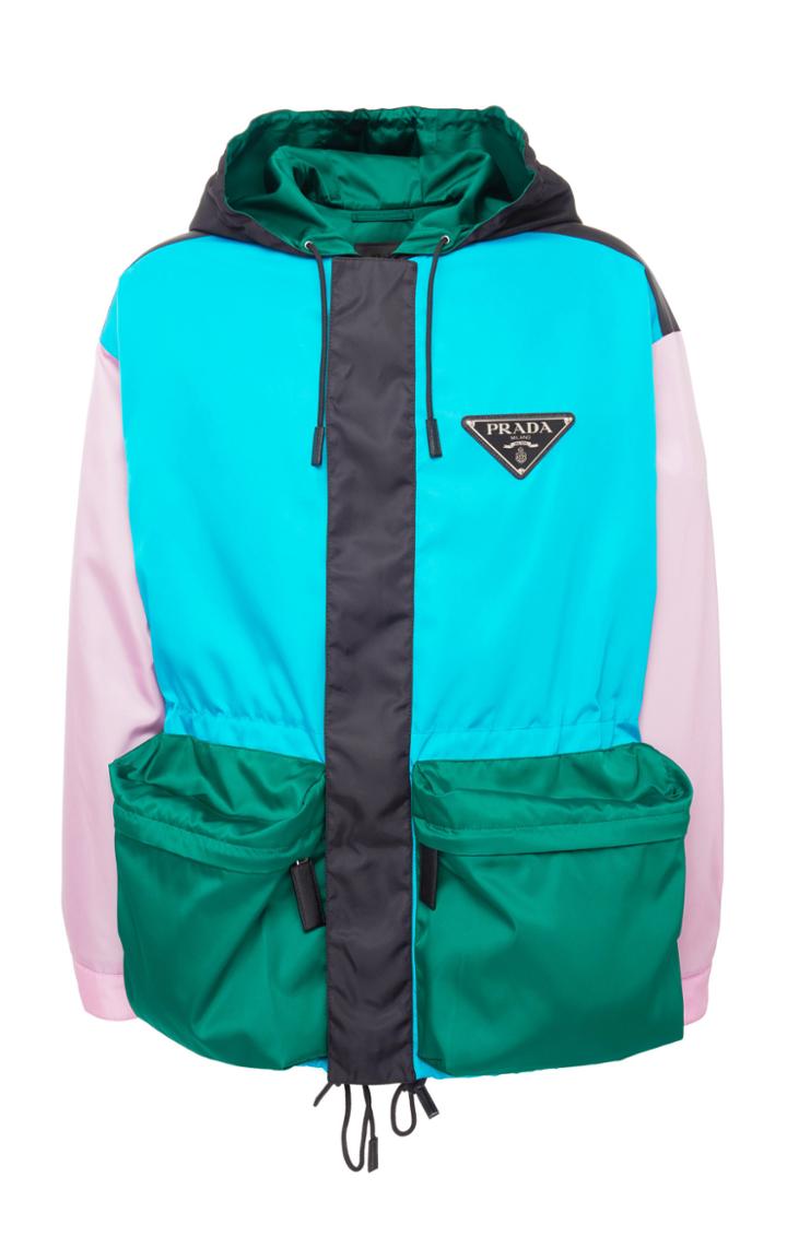 Prada Nylon Colorblock Jacket