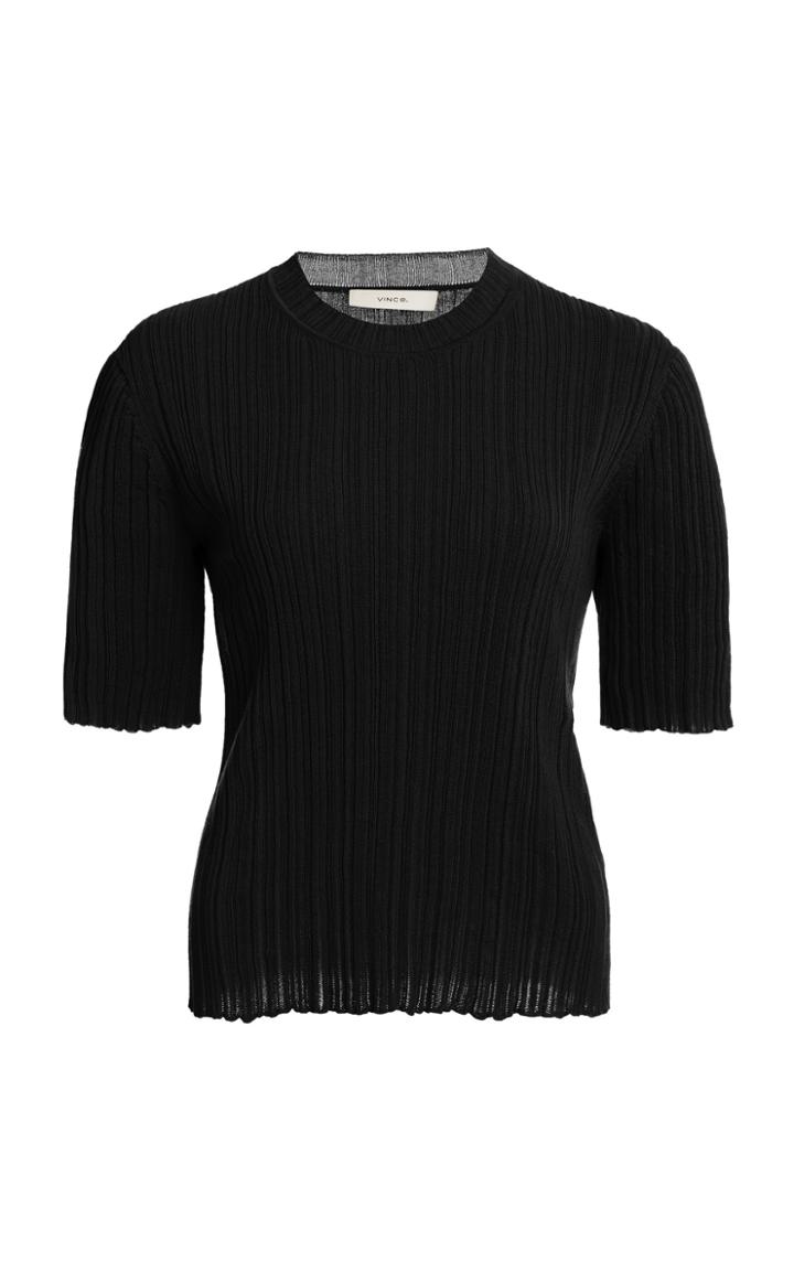 Vince Crinkled Cotton T-shirt