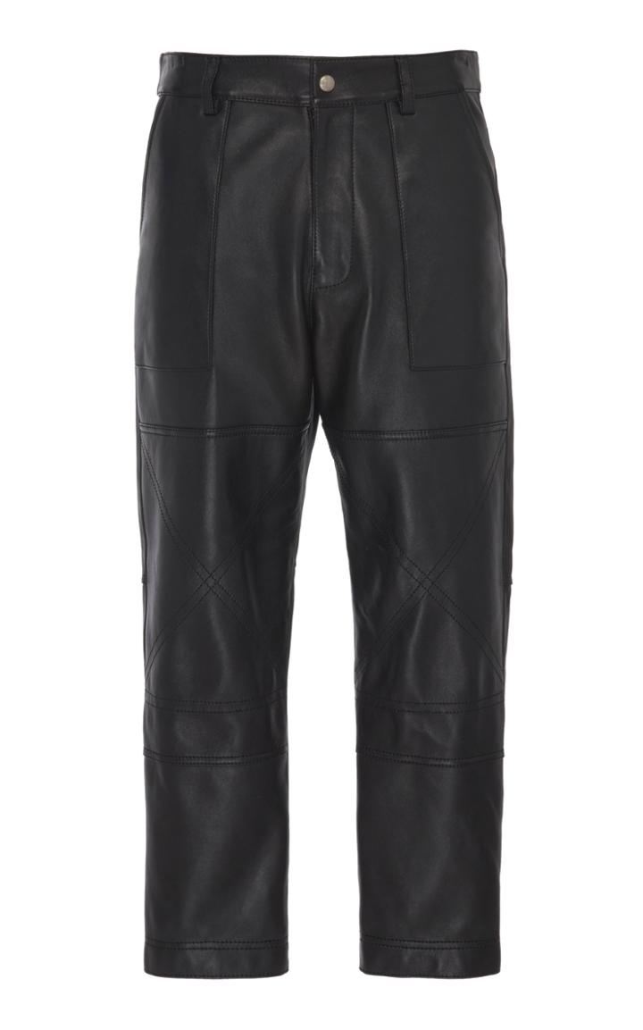 Ami Leather Worker Pants