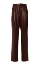 Moda Operandi Jil Sander Tapered-leg Leather Pants