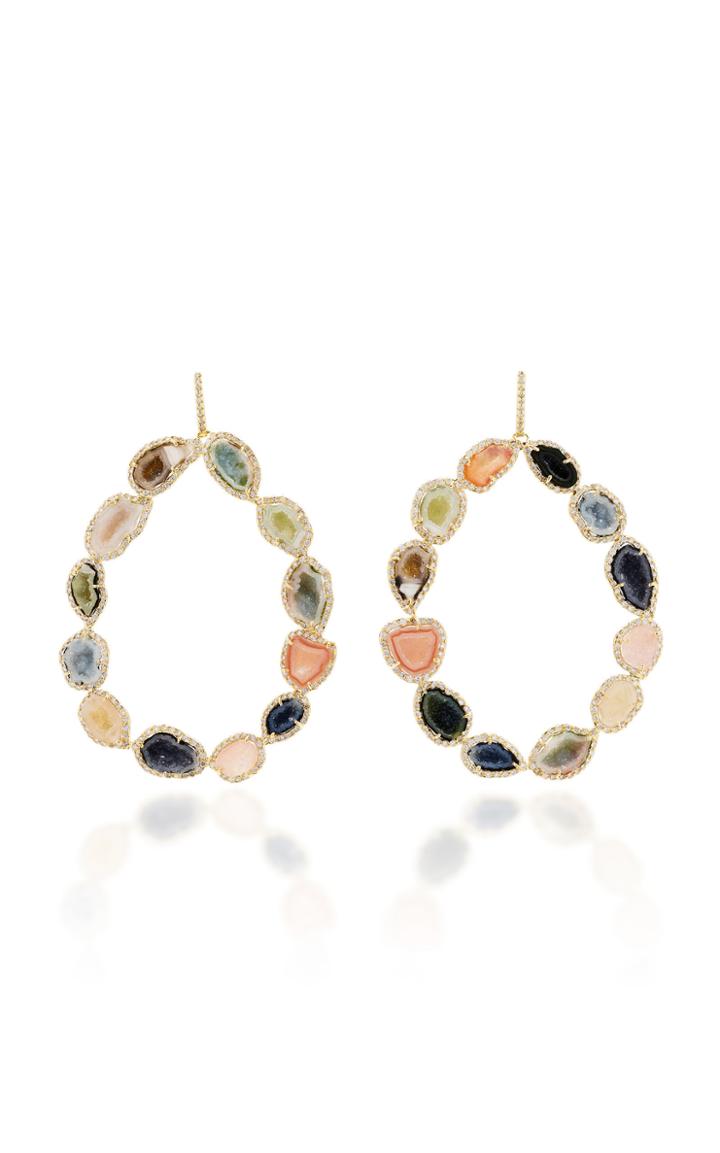 Kimberly Mcdonald One-of-a-kind Petite Geode Free Form Earrings