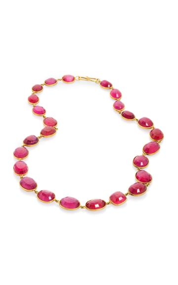 Bahina Ruby 18k Yellow Gold Necklace