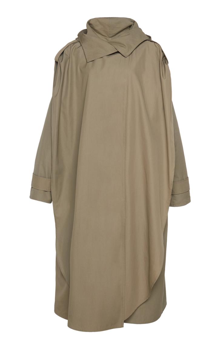 Bottega Veneta Oversized Layered Cotton Trench