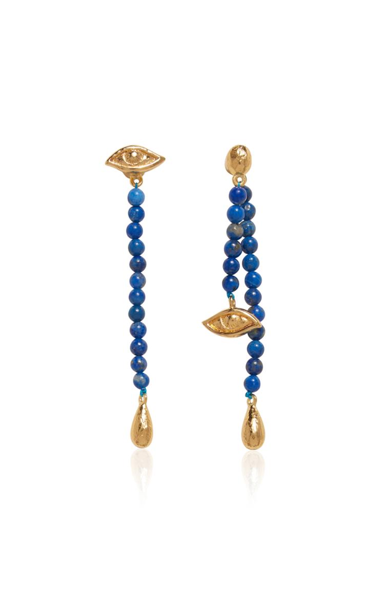Moda Operandi Pamela Love Crying Eye Ear Lapis Earrings