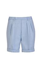 Moda Operandi Giuliva Heritage Collection The Husband Shorts Linen Herringbone Size: