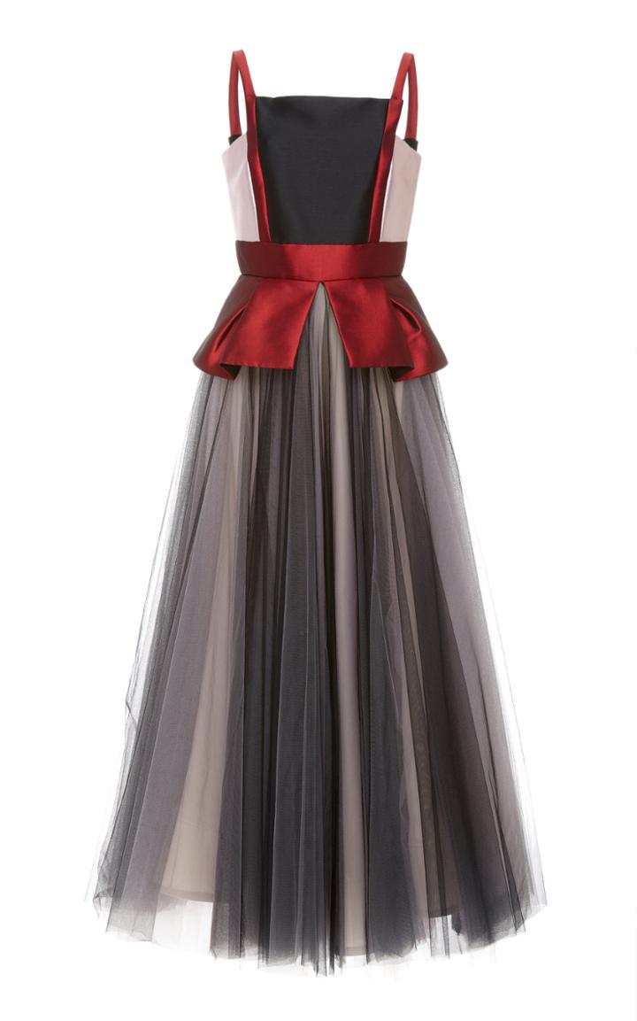 Bibhu Mohapatra Tulle Peplum Ball Dress