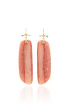 Annette Ferdinandsen M'o Exclusive: One-of-a-kind Pink Opal Branch Earrings