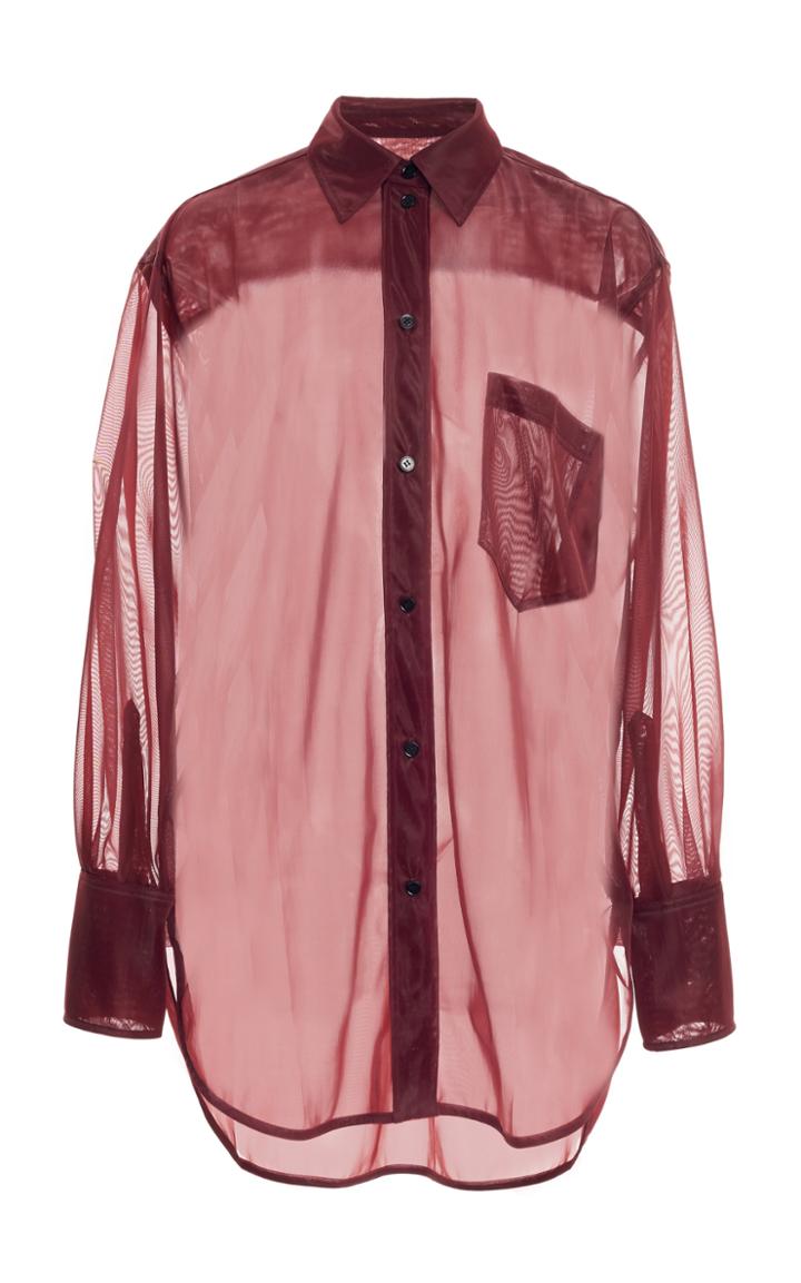 Moda Operandi Victoria Beckham Classic Men's Jersey Mesh Shirt