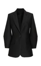 Moda Operandi Martin Grant Peaked Wool-blend Blazer