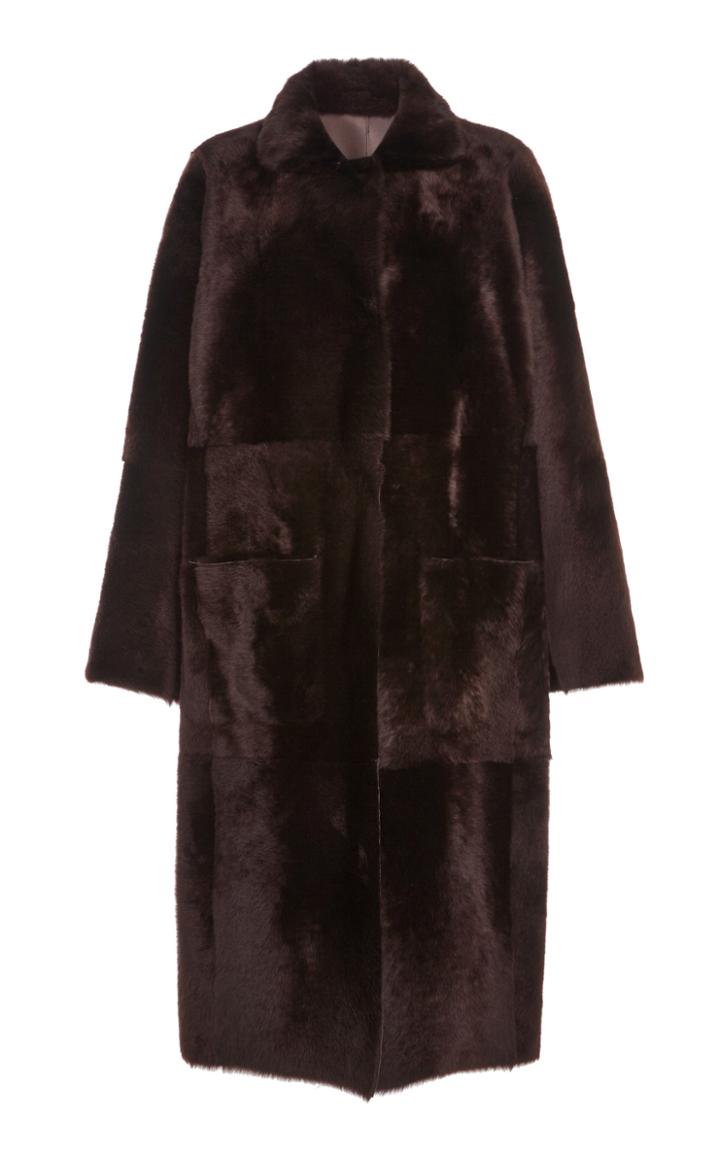 Moda Operandi Zeynep Aray Lara Reversible Shearling Coat