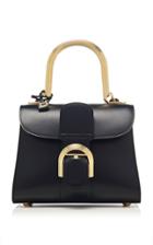 Moda Operandi Delvaux Brilliant Mini Coliseum Calf Leather Top Handle Bag