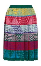 Mary Katrantzou Mandy Sparkle Jacquard Knit Skirt