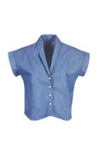 Giuliva Heritage Collection Cropped Cotton Shirt