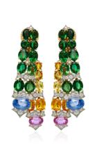 David Webb One-of-a-kind Streamer Earrings