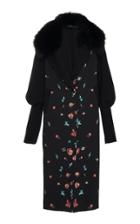 Elie Saab Fur Collar Coat