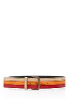 Tomas Maier Pomegranate Tricolor Belt