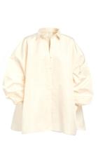 Moda Operandi Khyeli Silk Oversized Mini Shirt Dress