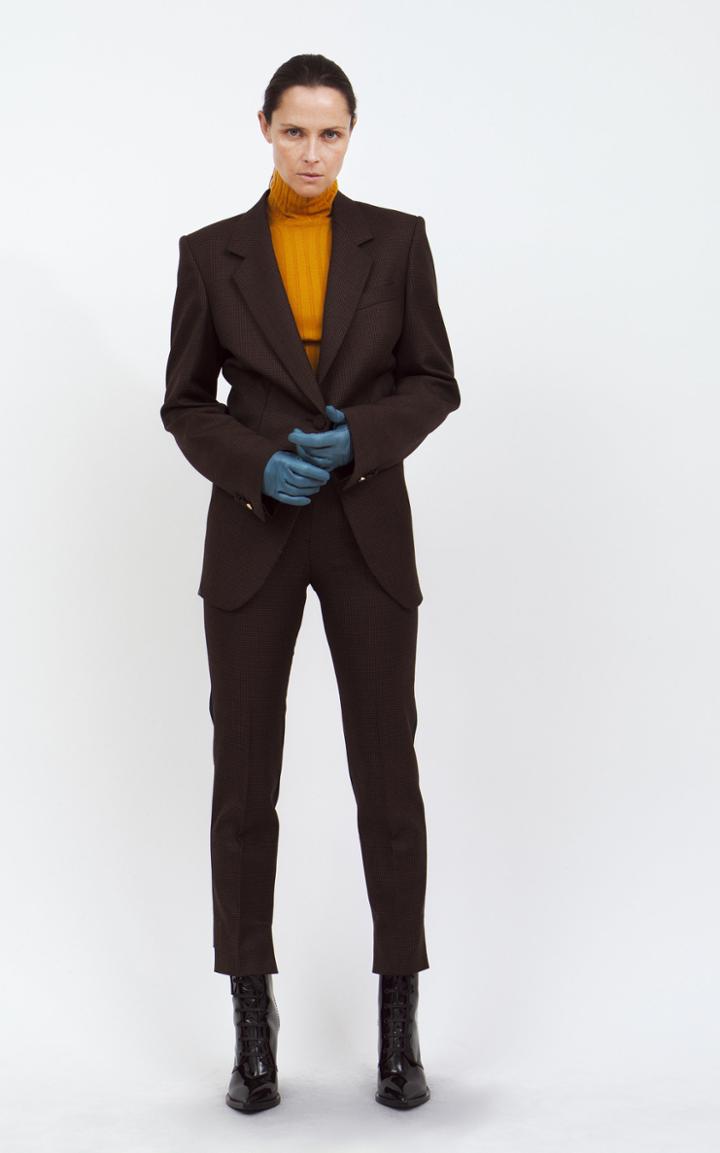Petar Petrov Single Breasted Tweed Blazer