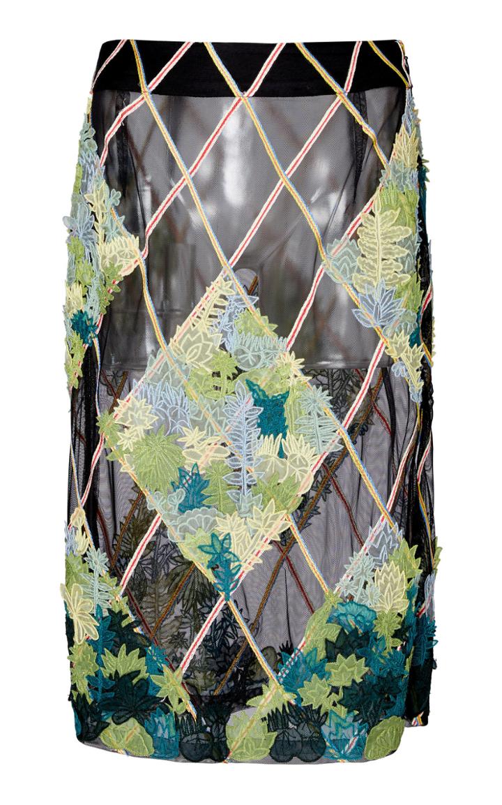 Rahul Mishra Jardin Escarpe Skirt