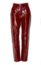 Zeynep Aray Patent Leather Trouser