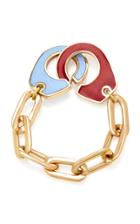 Audrey C. Jewelry 18k Gold Enamel Ring