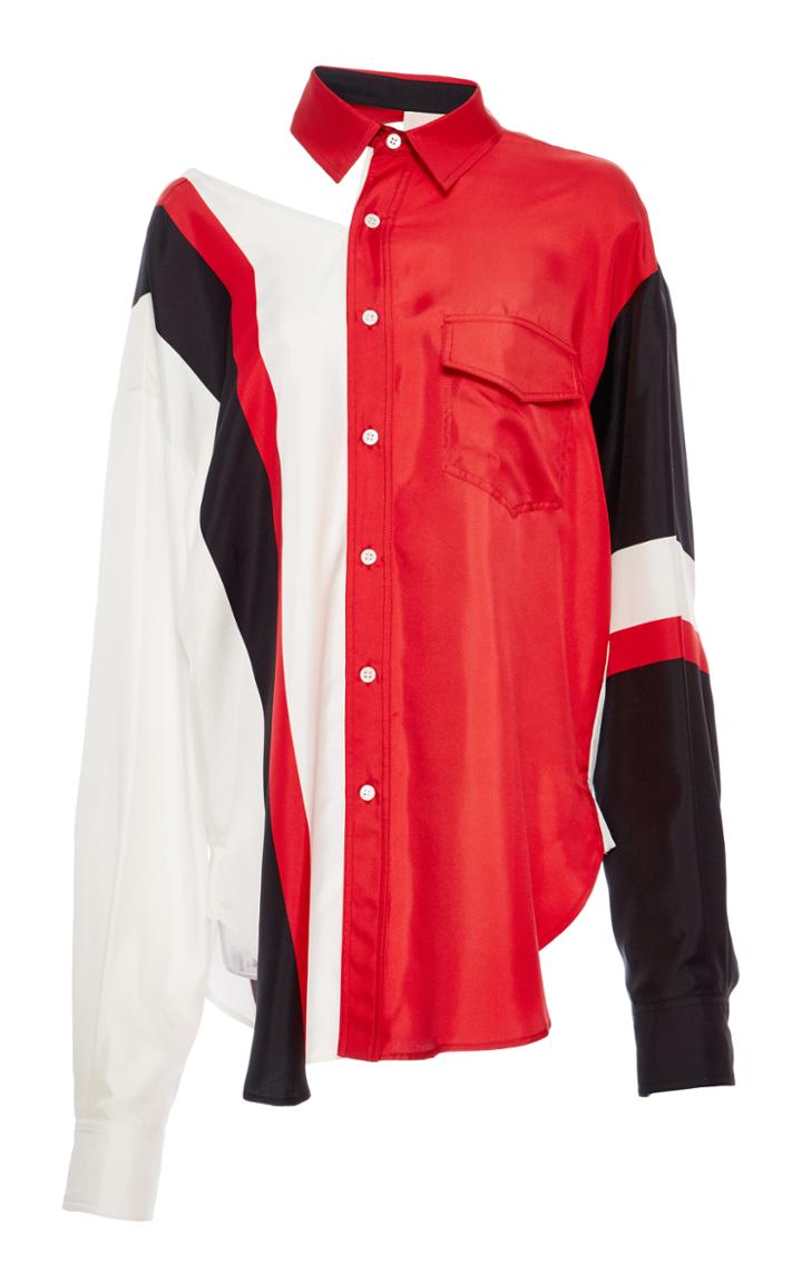 Monse Silk Placket Shirt