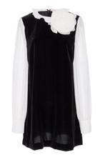 Amelia Toro Long Sleeve Velvet Mini Dress