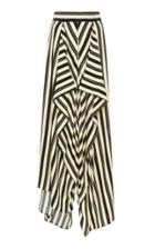 Loewe Striped Crepe Maxi Skirt