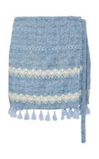 Liron Itzhakov Kristopher Warp Mini Tassel Skirt