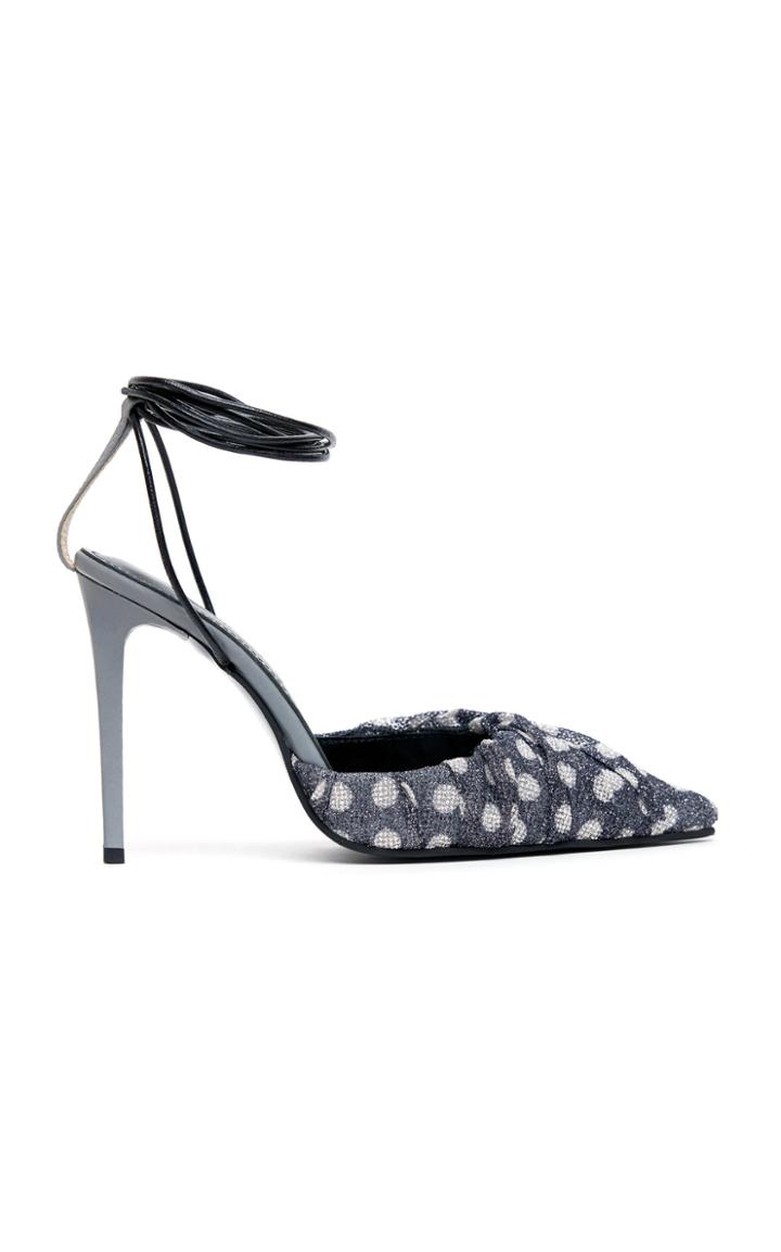 Mach & Mach French Tie Up Pumps