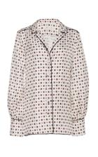 Jonathan Simkhai Scarf Print Satin Shirt