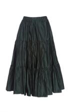 Marc Jacobs Pleated Tiered Duchess Satin Skirt