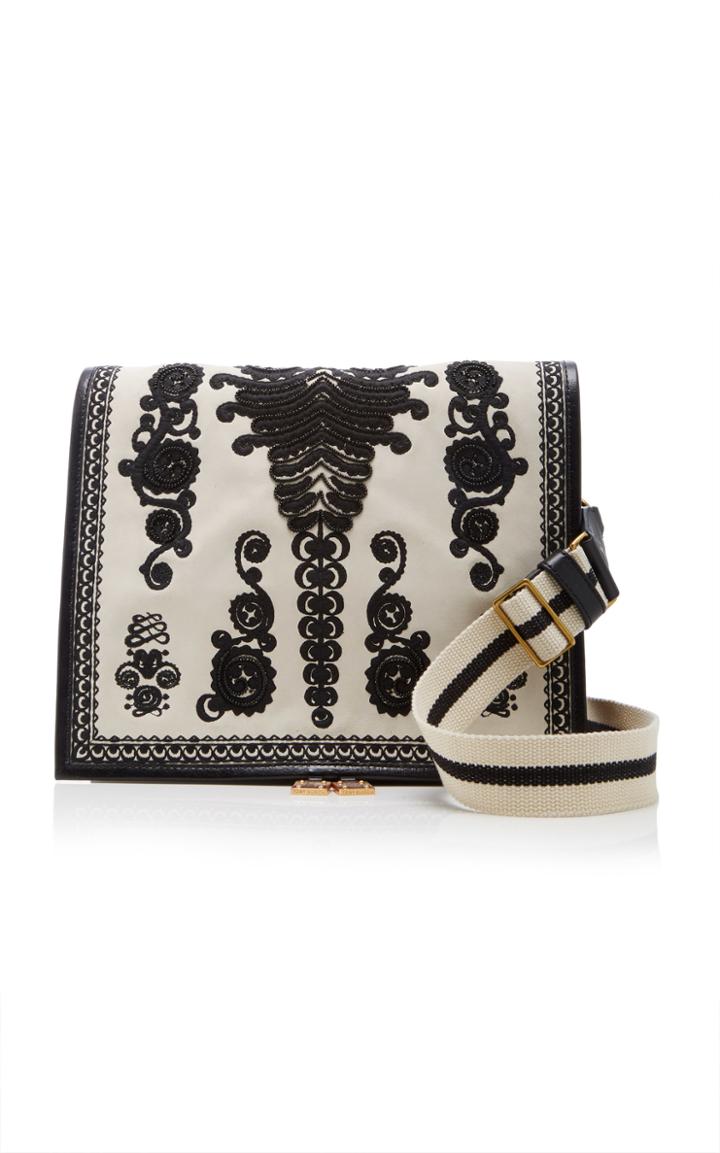 Tory Burch Farrah Embroidered Shoulder Bag