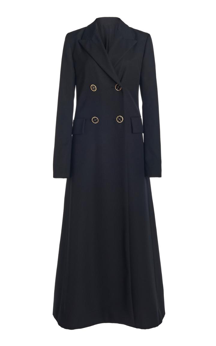 Moda Operandi Giambattista Valli Long Double-breasted Cady Coat