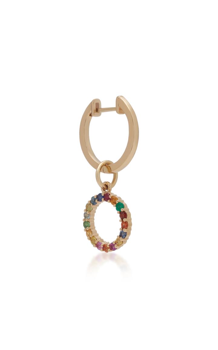 With Love Darling Partnership 14k Gold Multi-stone Earring