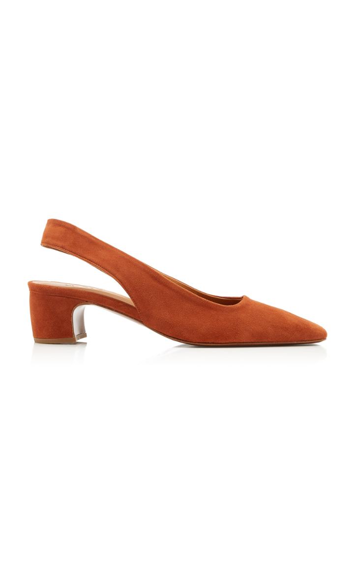 By Far Danielle Suede Slingback Pumps