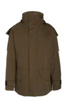 Yves Salomon Paris Wool Collar Cotton-bachette Coat