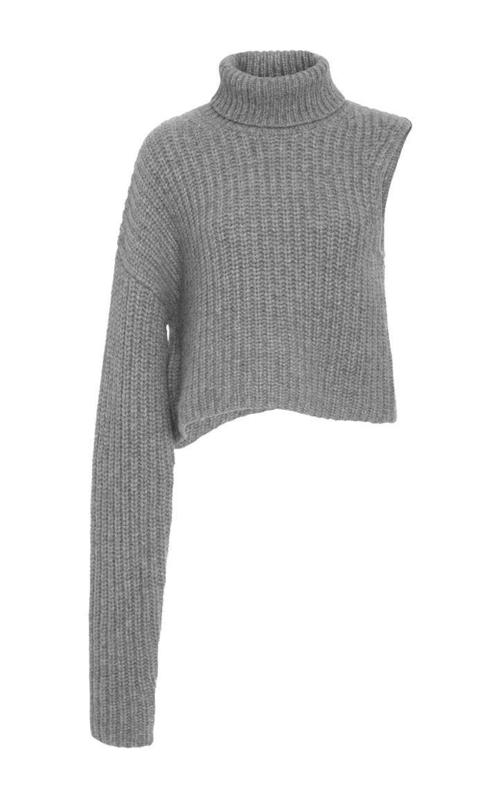 Michael Kors Collection Cashmere Mohair Turtleneck Top