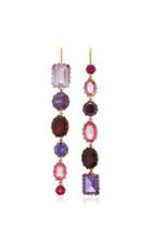 Renee Lewis 18k Gold Multi-stone Drop Earrings